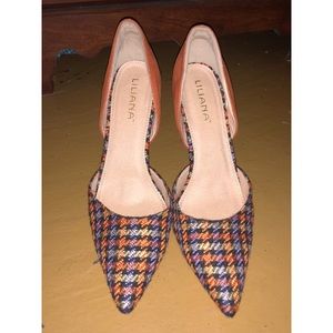 Liliana orange/purple pump